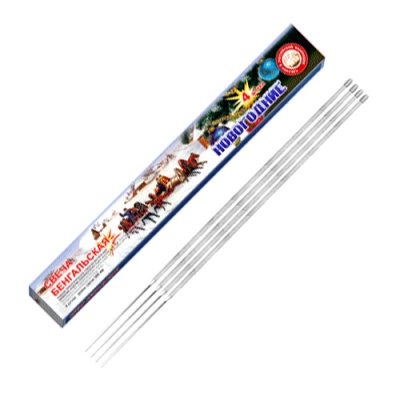 Новогодние 300-4 мм. Бенгальские огни купить в Гвардейске | gvardejsk.salutsklad.ru